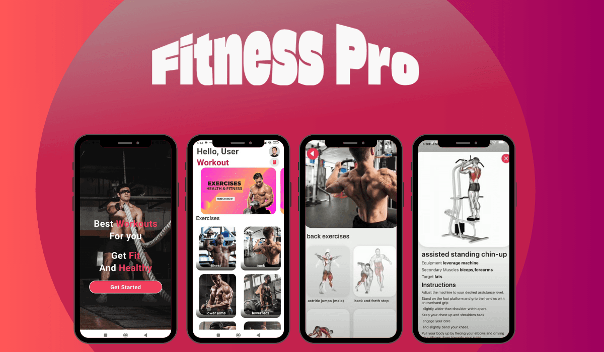Workout – API-Driven Fitness Exercise Mobile App - Enterprise software development project by Plasmocode showcasing professional solutions