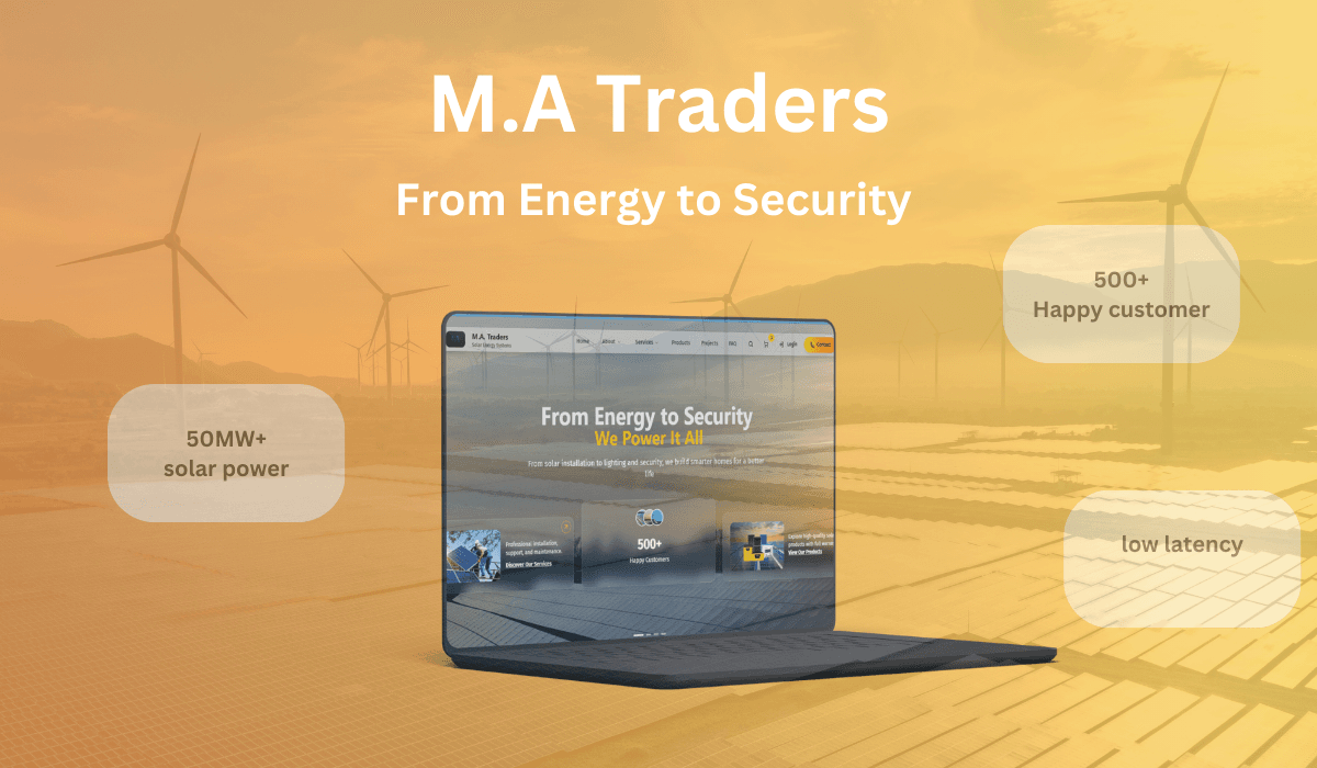 M.A. Traders – Global Trade & Electrical Services Platform
