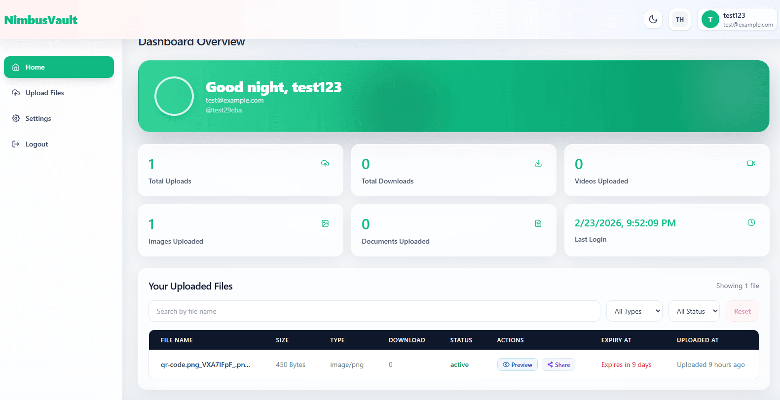 Pastebox – Cloud File Sharing App with QR Code & Shareable Links | React + Node.js + S3