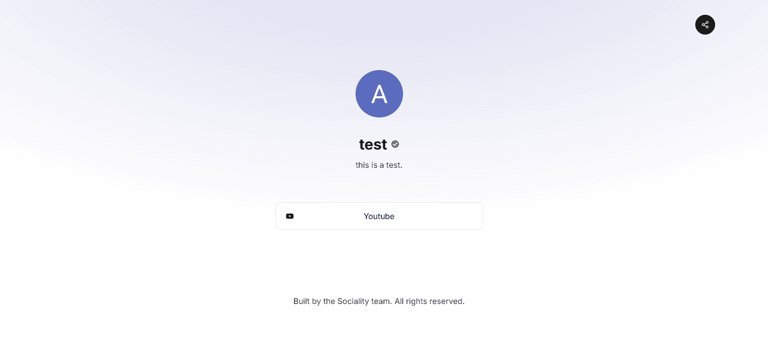 Sociality – Link in Bio Tool & Social Hub | Next.js Linktree Alternative for Creators